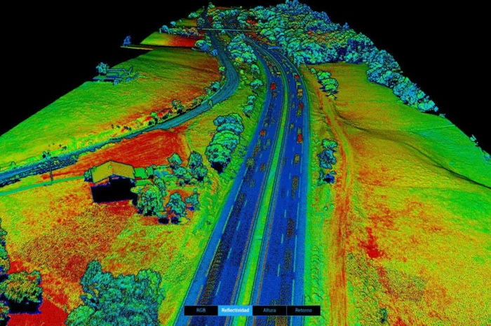 Escaneo LiDAR de inspección